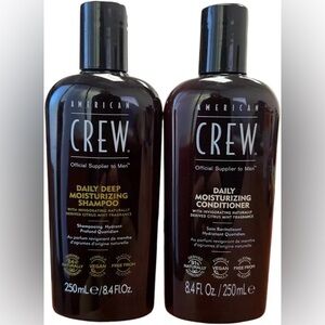 American Crew Men's Daily
Moisturizing Shampoo & Conditioner
8.4fl oz Each